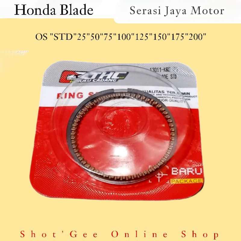 RING SEHER RING PISTON HONDA BLADE / ABSOLUT REVO / REVO ABS