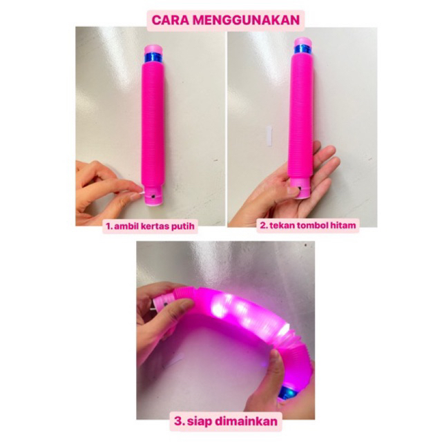 POP TUBES/POP LIGHT/Stick Light/Spring Light/HARGA PERPCS