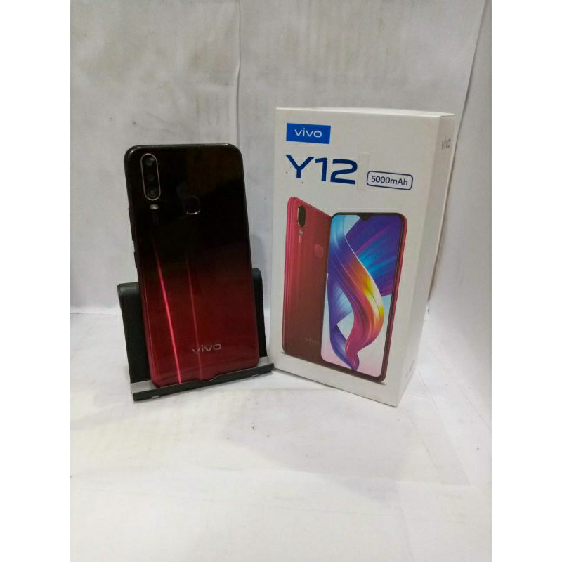 Vivo Y12 3/32 Handpone Second Bekas Resmi Original