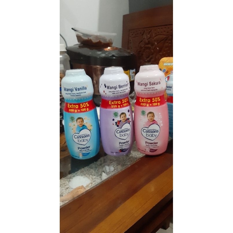 Promo Murah !! Cusson bedak Bayi 200gr + 100 gr