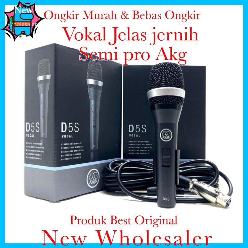 Mic Akg D5S D5 Semi Original Vocal karaoke audio jernih garansi 1 tahun