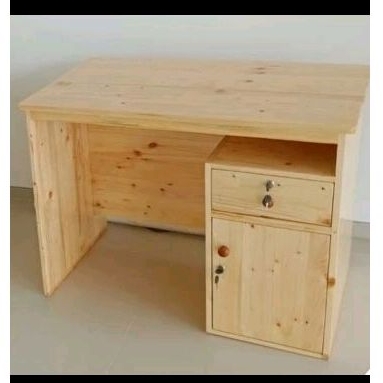 meja kantor/ meja kerja 120x60x75 kayu jati Belanda