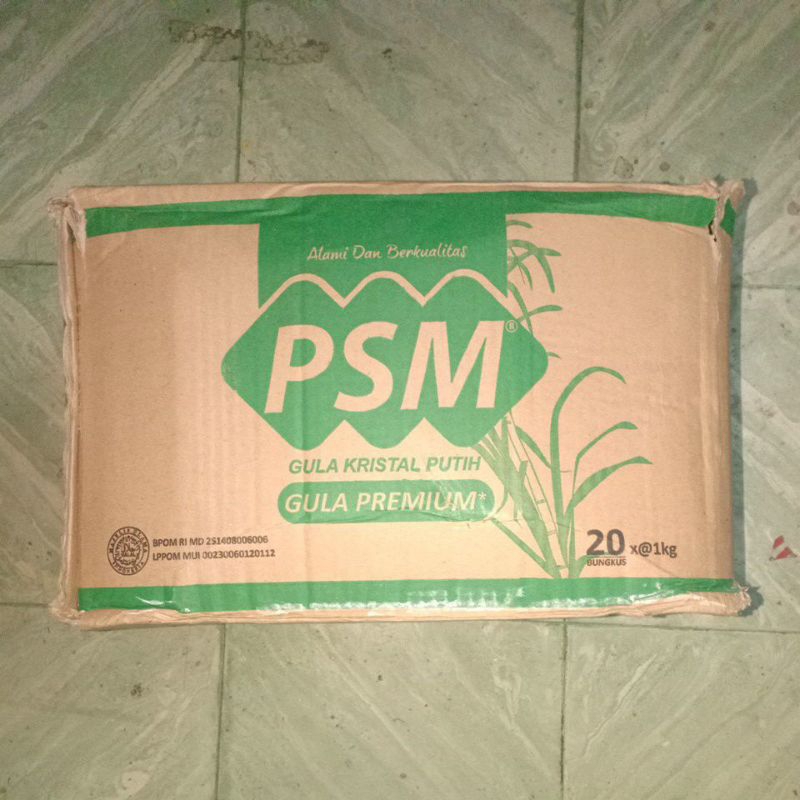 

PSM ~ GULA KEMASAN PREMIUM 1 KARTON (20KG)