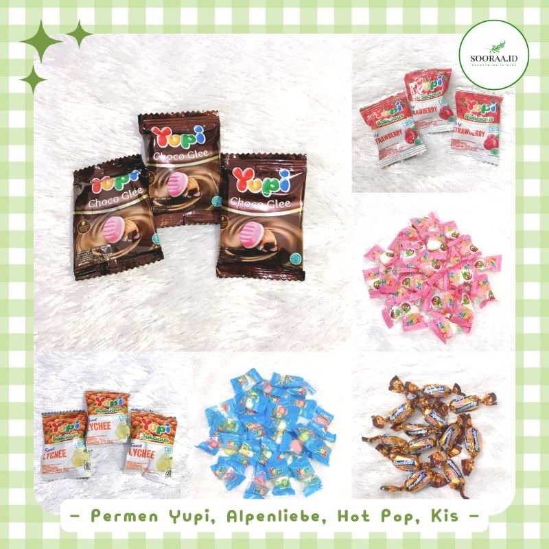 

✨Permen Yupi - Permen Alpenliebe Clairs - Permen Hot Pop - Permen Kis✨