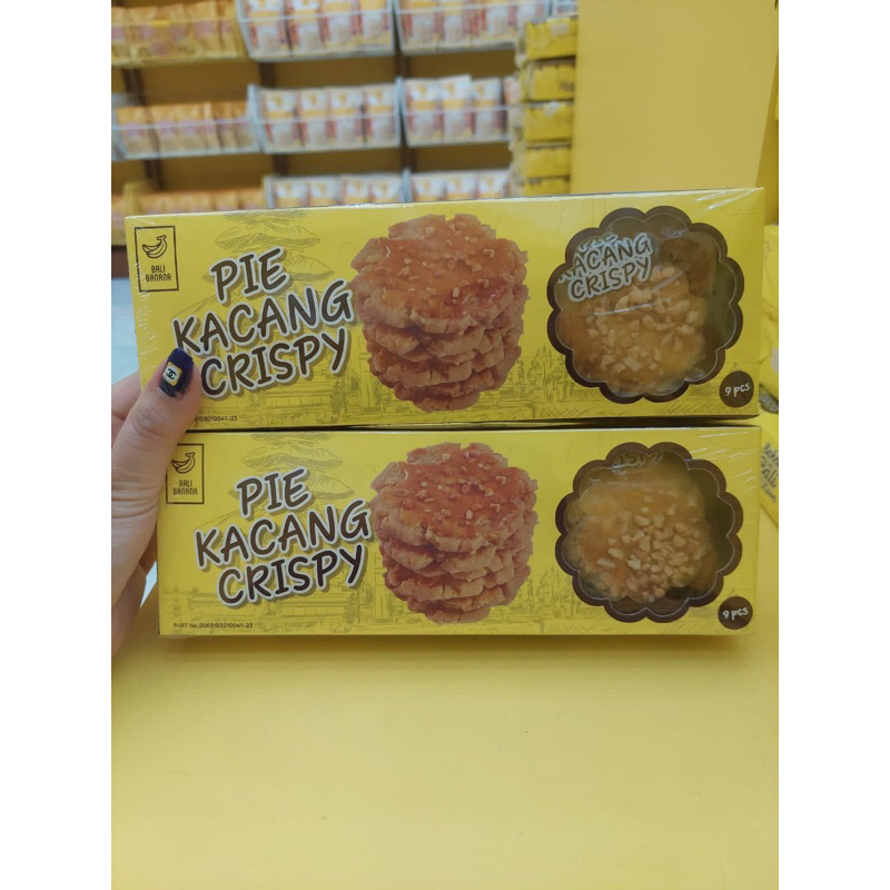 

Pie Kacang Crispy isi 9pcs ( Oleh-Oleh Khas Bali )