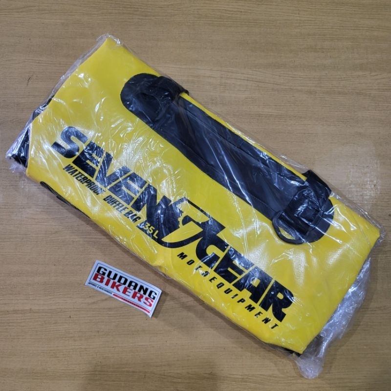 tas motor duffel bag 7gear drybag duffelbag waterproof touring riding adventure tailbag seatbag jok