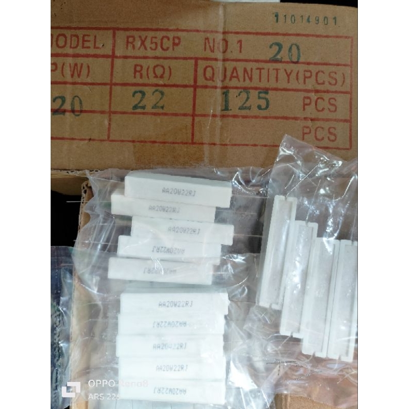 R kapur 20watt 22 ohm Resistor 20watt 22R