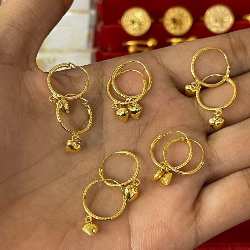 Anting Baby Anak Emas Asli Kadar 700/16K