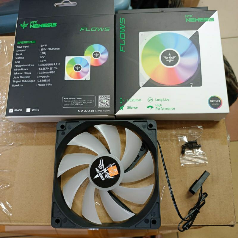 NYK Nemesis Flows Fan Casing 12Cm RGB - CPU Cooler 12Cm RGB