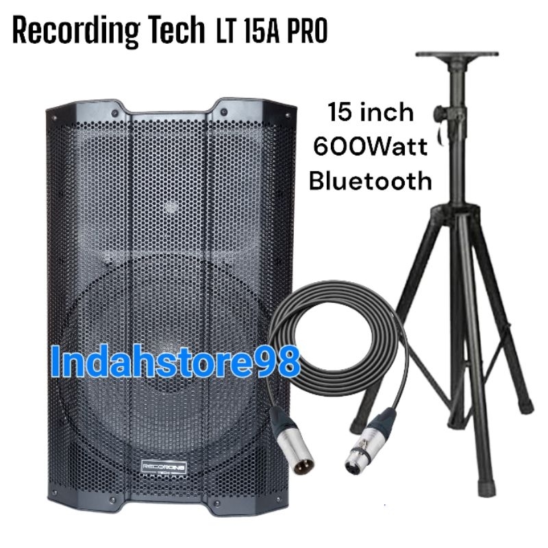 Speaker Aktif 15 inch Recording Tech LT15A PRO Bluetooth TWS Outdoor Sound Active Original LT 15A Pr