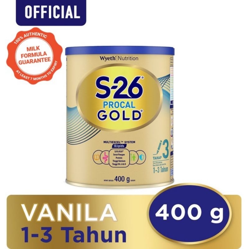 S-26 PROCAL GOLD / S26 TAHAP 3 400 GRAM