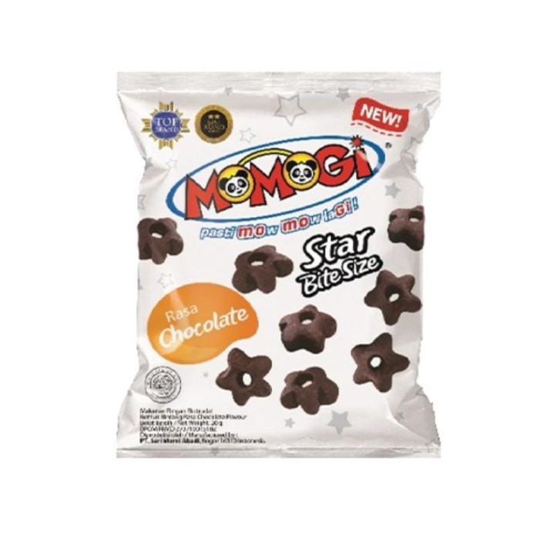 

Momogi Star Coklat 20g (isi 5)