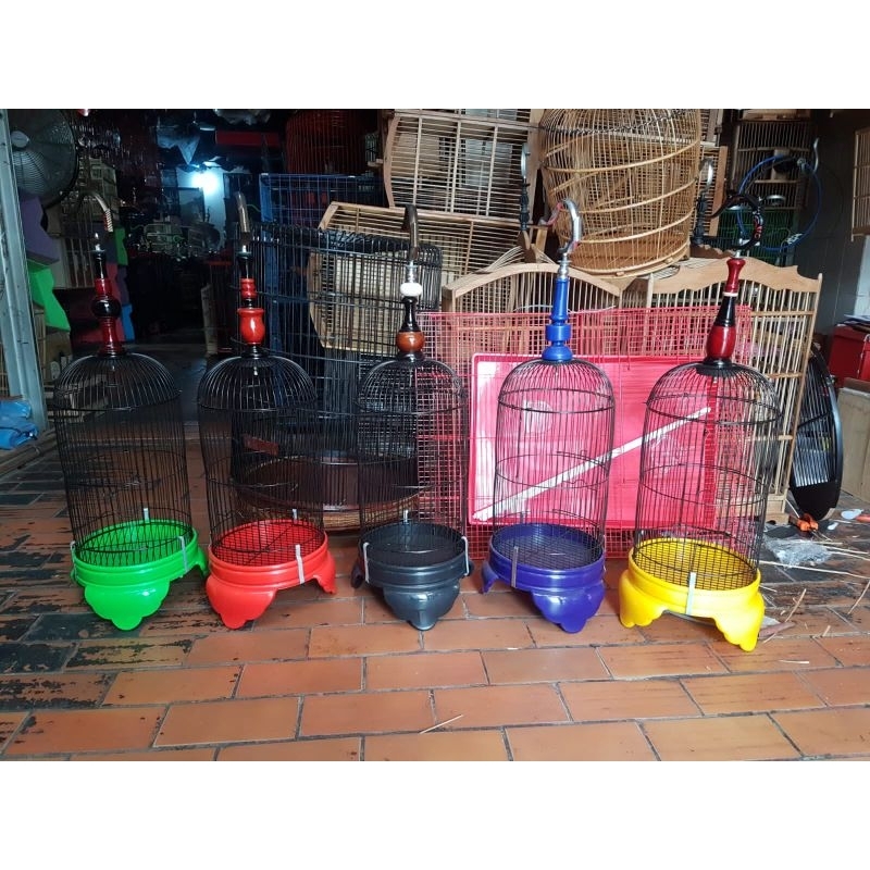 KANDANG BESI HOLIPET PLECI TEBOK PVC DM 23CM