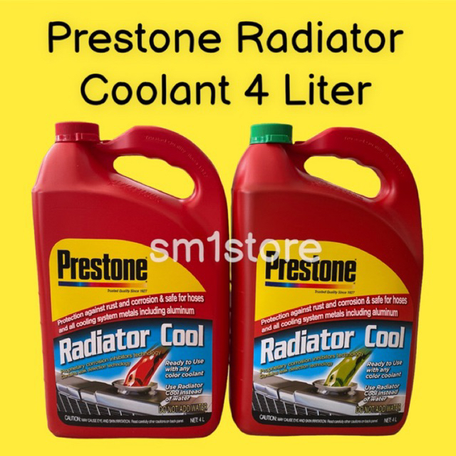 Prestone Coolant Radiator Merah Hijau 4 Liter