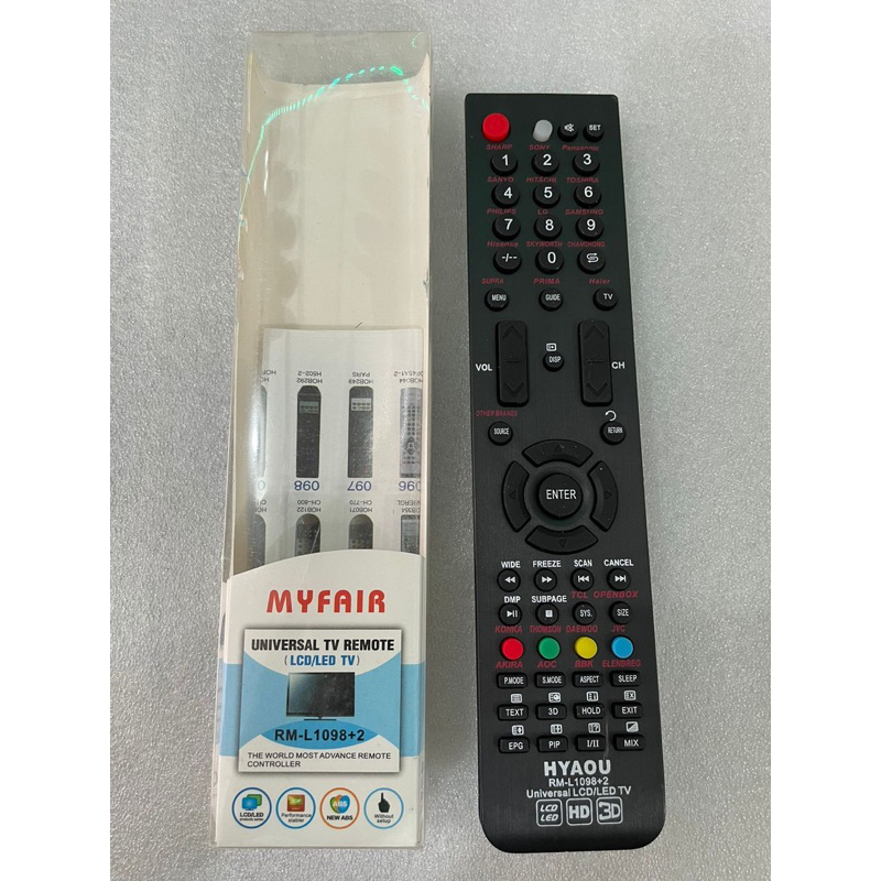 Remote TV LCD LED Multi Myfair RM-L1098+2 Remot