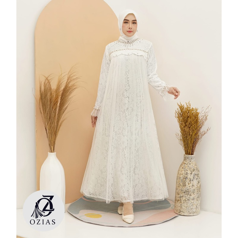 GAMIS WANITA PUTIH BY OZIAS