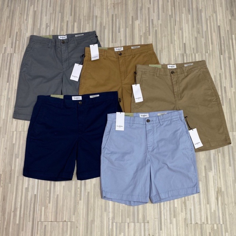 Goodfellow Shorts Pria | Chino | Celana Pendek Cowok - Abu