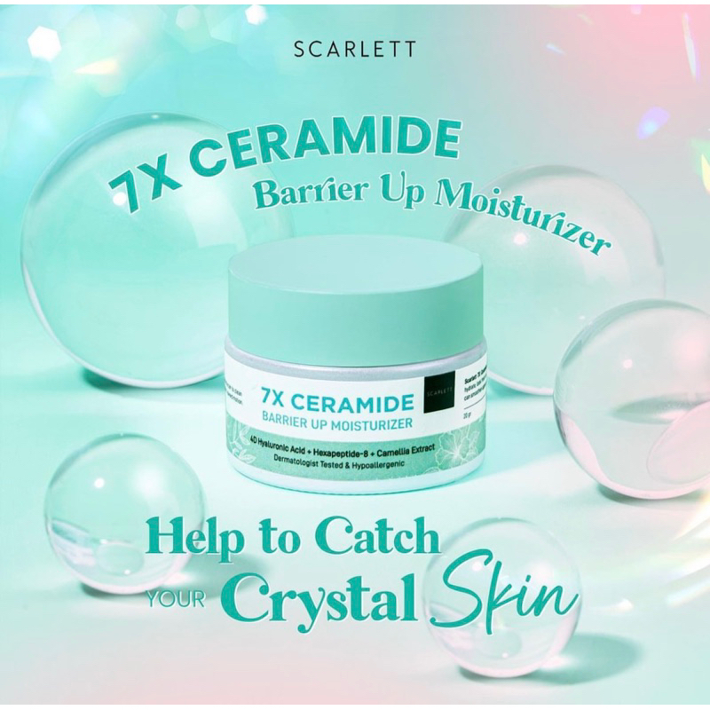 Scarlett whitening 7x Ceramide Moisturizer 20gr