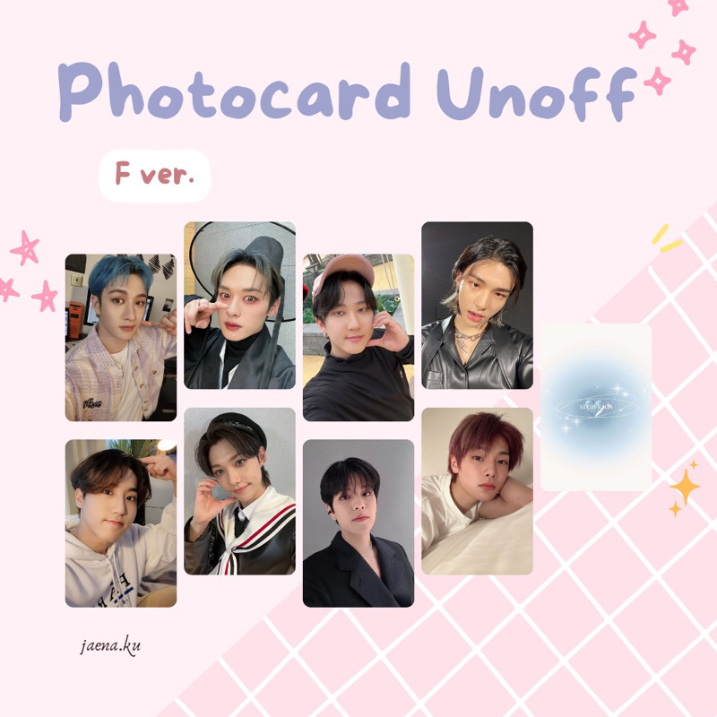 [STRAY KIDS] PHOTOCARD SELCA #2 STRAY KIDS UNOFFICIAL