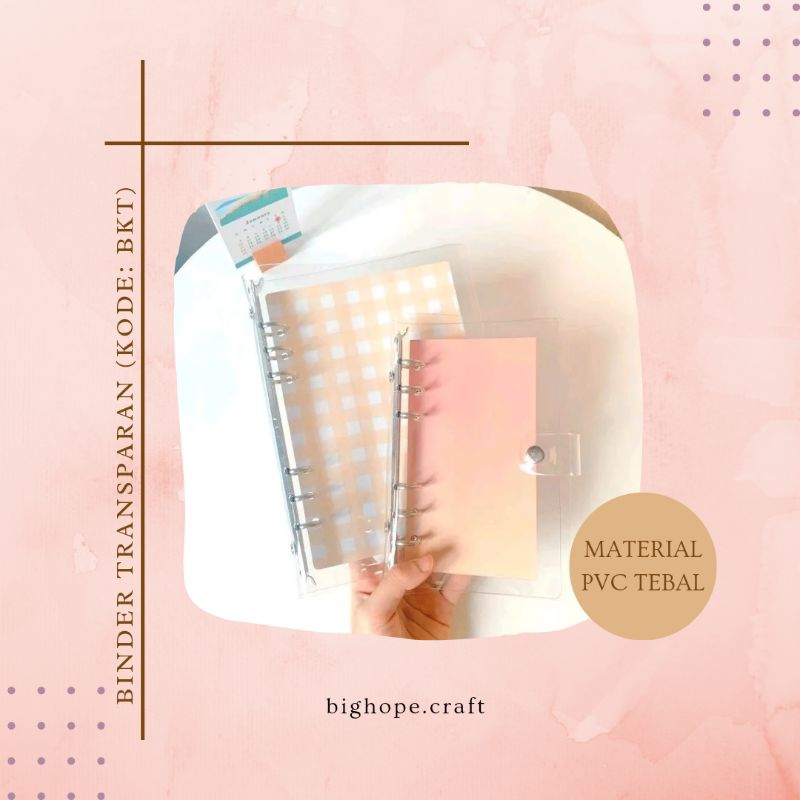 

COVER BINDER TRANSPARAN A6