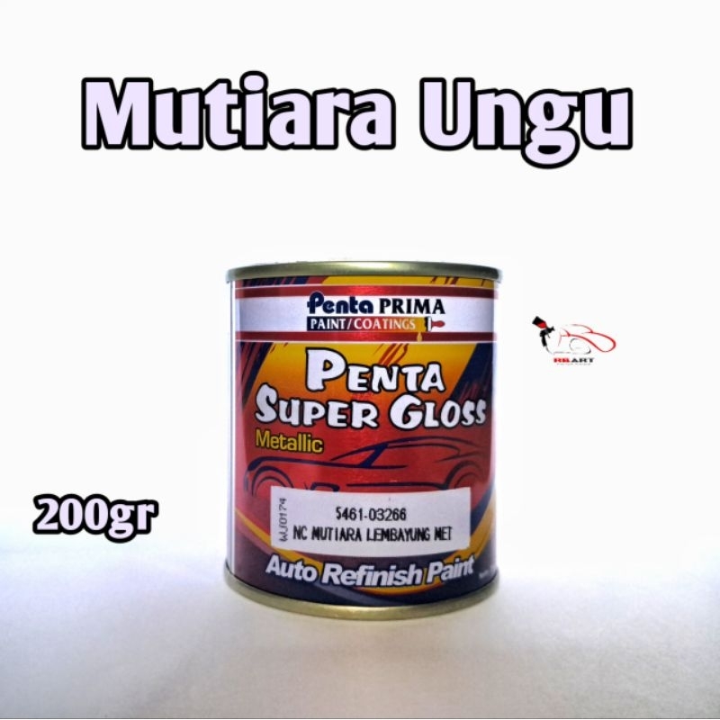 Cat mutiara/lembayung Ungu (penta gloss)