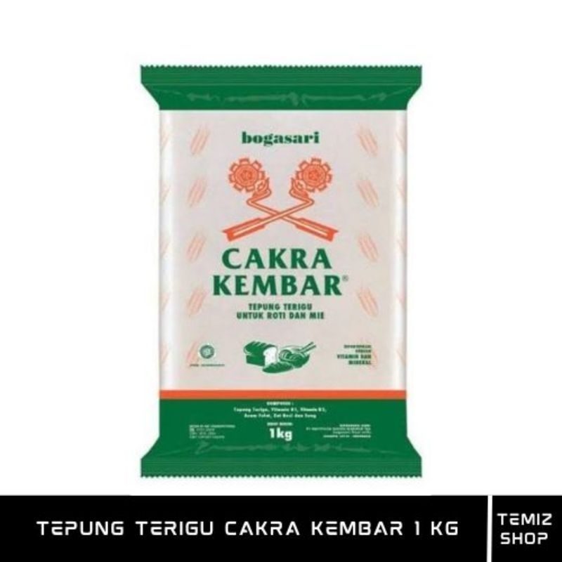 

Tepung Terigu Cakra Kembar 1 Kg