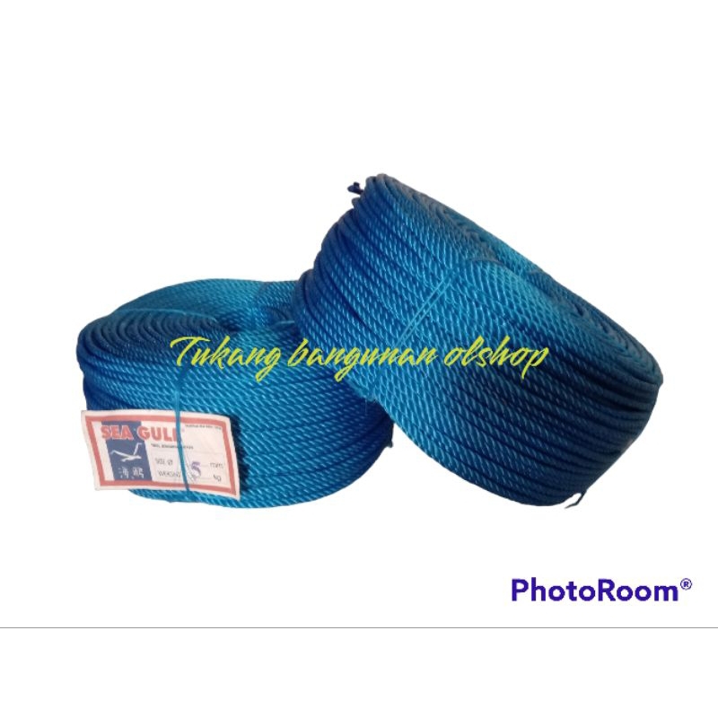 

Tali tambang plastik PE 5 mm harga per rol panjang 200 m