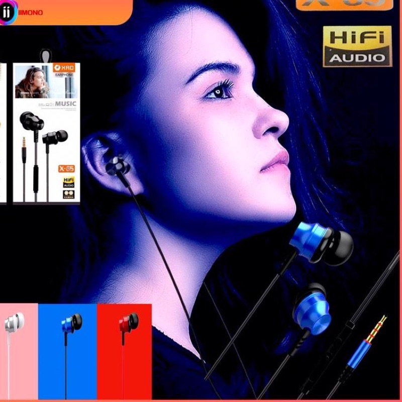 Handset / Headset / Handsfree Earphone HF SUPER BASS (XRD X65)