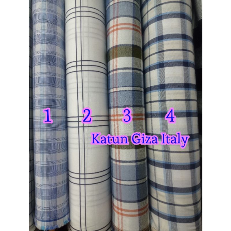 katun yanded italy..untuk kemeja/bahan kemeja