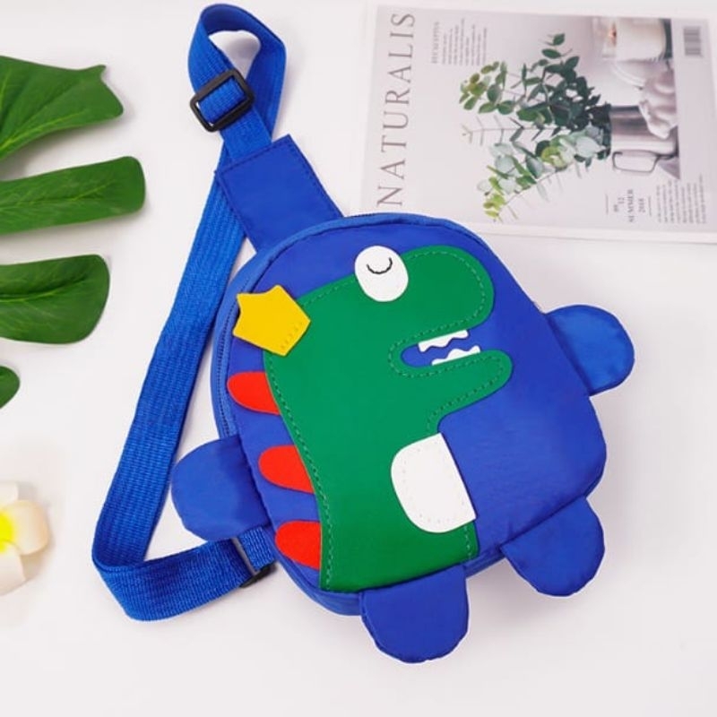 Tas Dada Anak Dinosaurus / Tas Selempang Anak Unisex