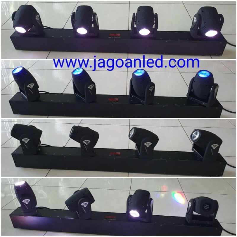 Beam RGBW 4 Head / LED Mini Moving Beam Bar