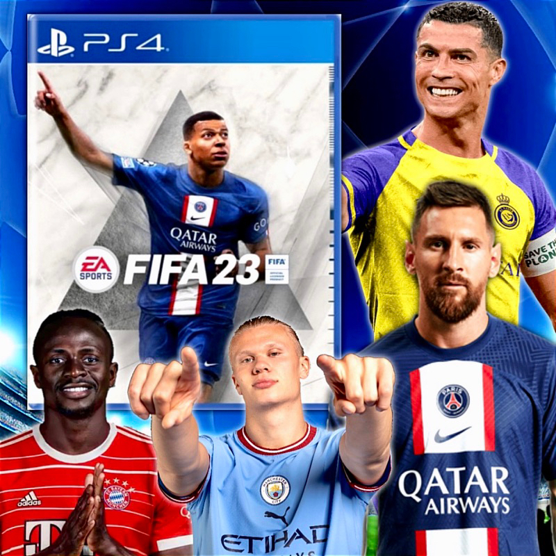 FIFA 23 PS4 Kaset Fifa 23 PS 4 5 Playstation EA Sports Terbaru Sepak Bola Original CD BD Game Games Ori Asli Football Pes 2023 2022 2021 update ps5 fifa23 22 fifa2023 reg 3 Region 3 Asia pes ronaldo messi update original asli baru piala dunia world cup