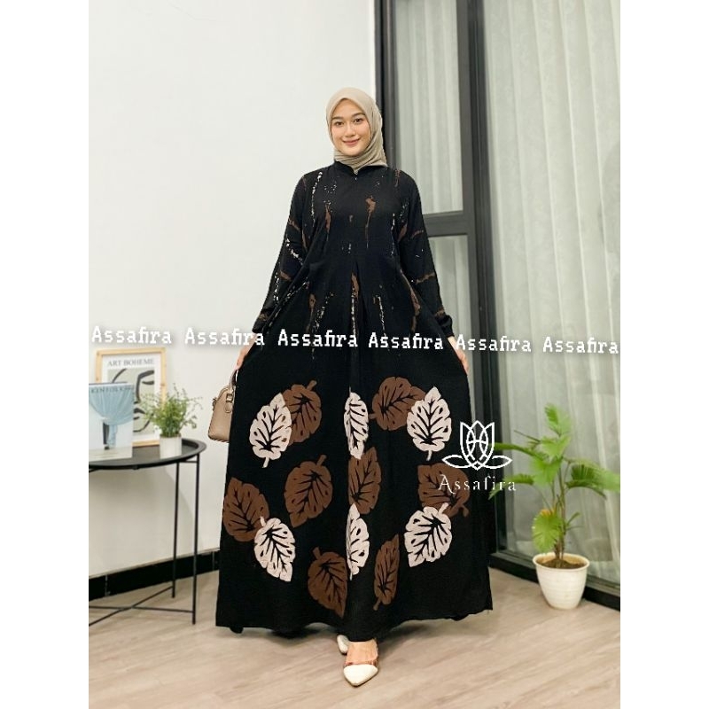 GAMIS TWILL RAYON ORI CANDIMEKAR BUSUI DAILIY DRESS FASHION BATIK