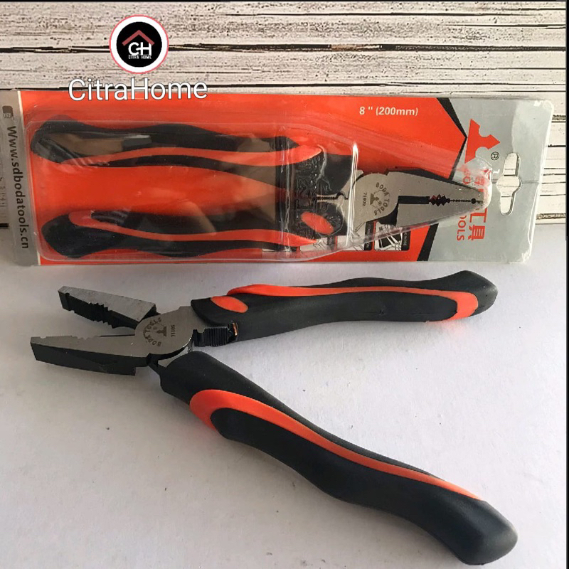 Tang Kombinasi Cr-V 8”(20cm) Boda 71805