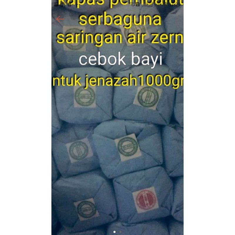 kapas pembalut 1000 gram kapas gulung 1kg kapas serbaguna