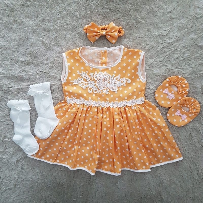 baju bayi newborn Lace Set