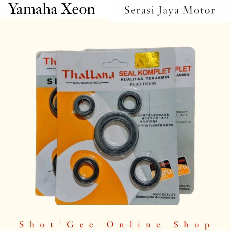 SIL SEAL SET OLI SEAL SET KOMPLIT YMH XEON CARBU / XEON RC 125 INJEKSI