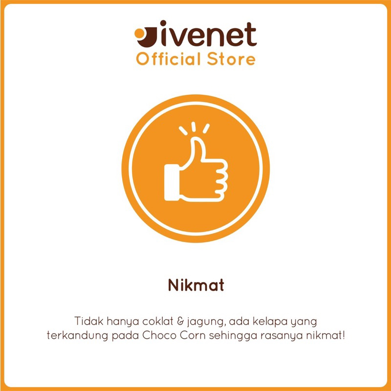 Ivenet Choco Corn 30gr / Snack Anak
