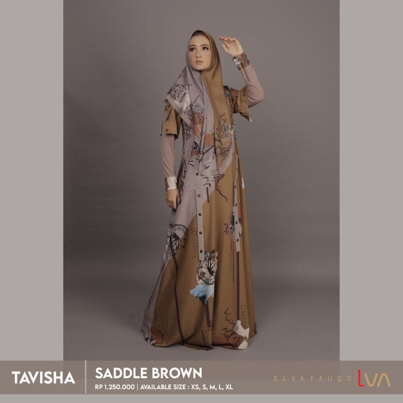 Dress Tavisha LVA | Saddle Brown