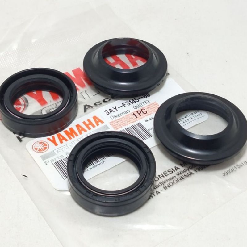 3AY Seal Shock Depan + Tutup Debu Abu Yamaha Mio / Vega R / Fino / Soul / Nouvo / F1ZR