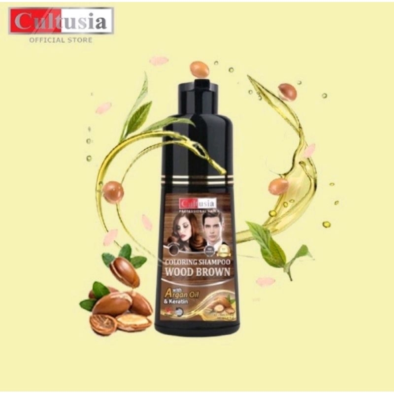 CULTUSIA COLOR SHAMPOO 160ML ORIGINAL BLACK / BROWN PENGHILANG UBAN ORIGINAL-SHAMPOO PENGHILANG UBAN