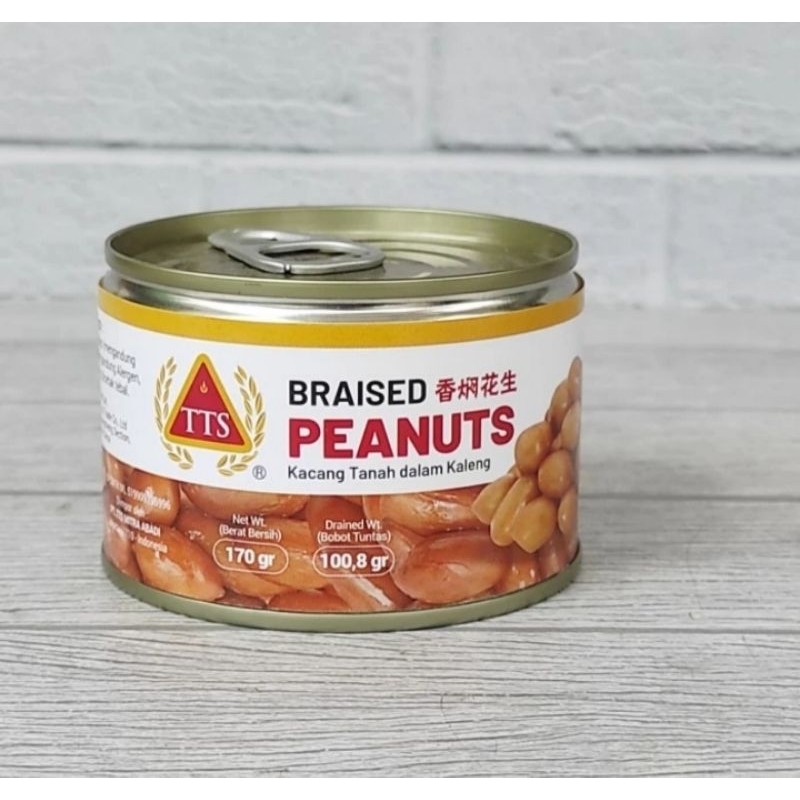 

TTS Braised Peanuts / Kacang Tanah Dalam Kaleng 170g