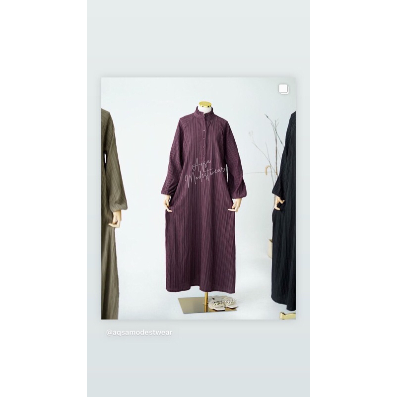 LADY ABAYA MAROON AQSA PRELOVED