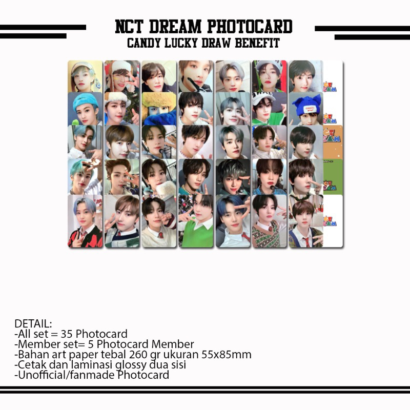 NCT DREAM CANDY POB BENE PHOTOCARD
