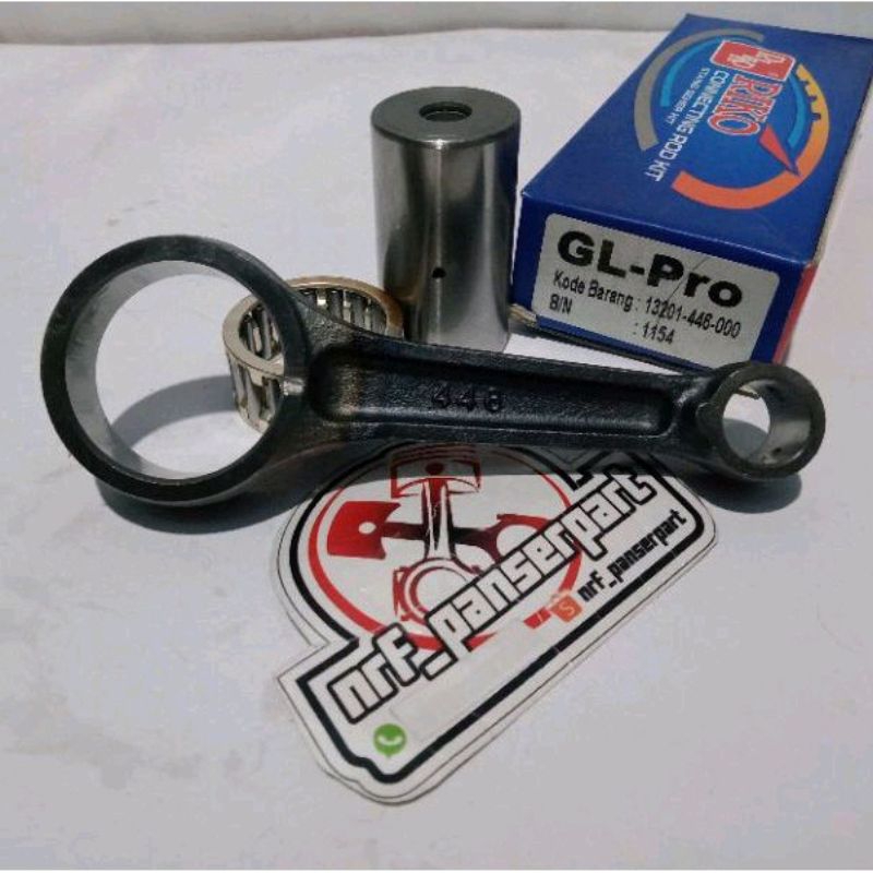 STANG SEHER GL PRO 446//CONROAD PISTON HONDA GLPRO CDI/PLATINA SERIES GL MAX GLK GL 125 KODE 446 RIK