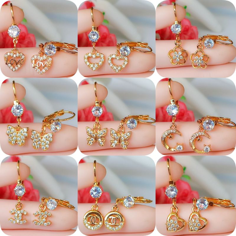 Anting Pendek Permata Xuping K.I