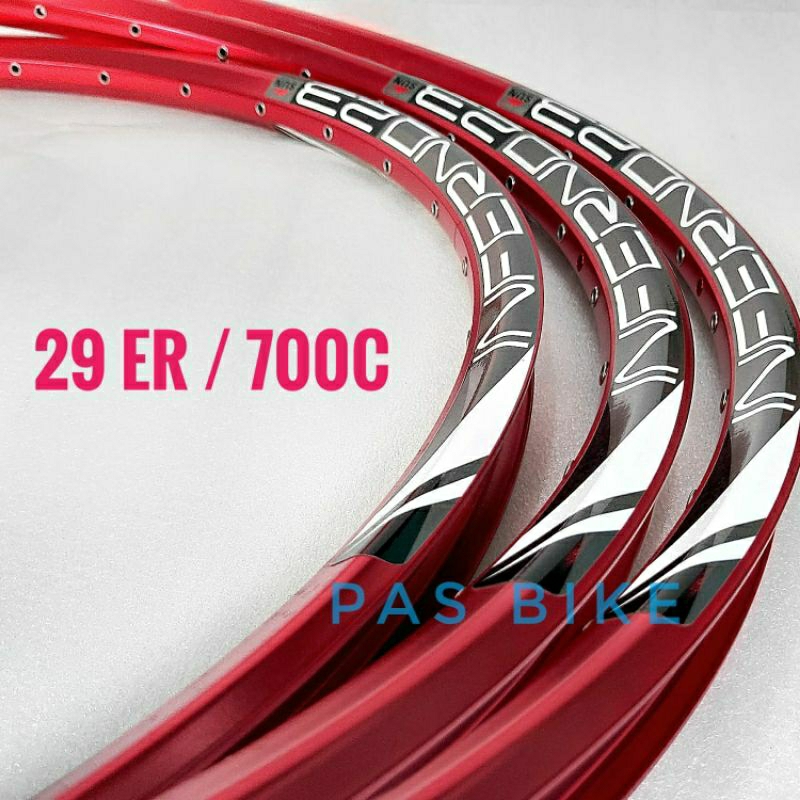 Velg Rims 29 Inferno Sun Ringle  32 Hole Red Anodize