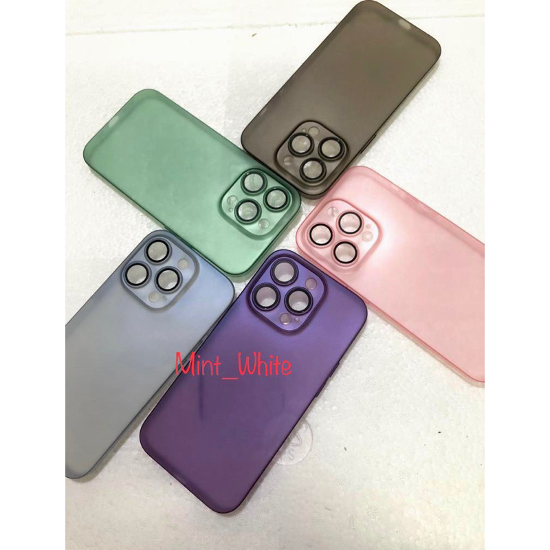 Casing Ultra Skin Ultra slim case Iphone 11 12 13 14 Pro max 14 Plus IP14 Silikon Tipis Ultrathin IP13 ProMax CaseIphone