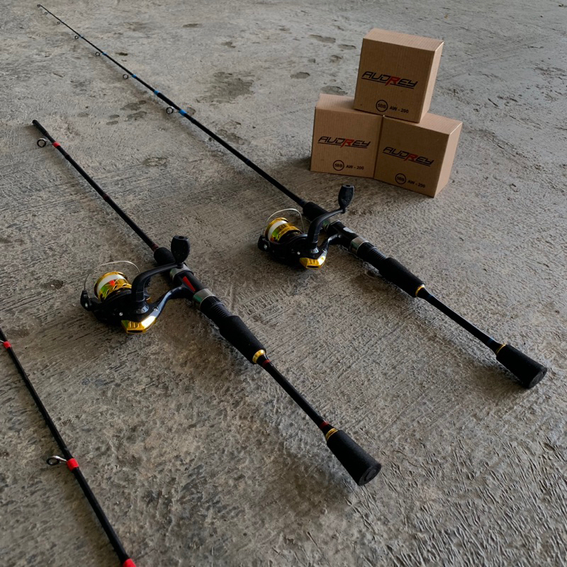 SATU SET / PAKET PANCING JORAN KUJIRA MURAH CASTING KOLAM GALATAMA 8-16LB MAX DRAG 10KG + REEL AUDRE
