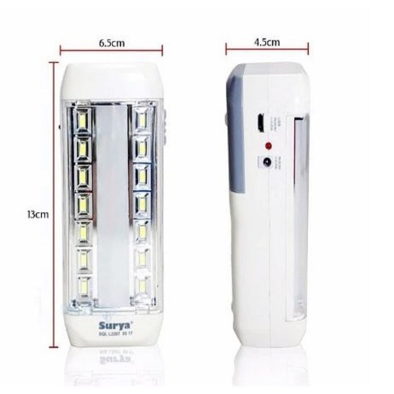 COD Lampu Emergency Surya SQL L2207 SMD 22 LED Rechargeable Lentera Senter Light Lamp Darurat Cas ulang